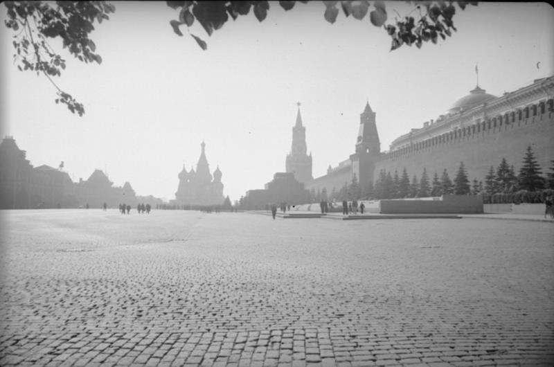 Красная площадь и Покровский собор (Василия Блаженного), 1954 - 1957, г. Москва