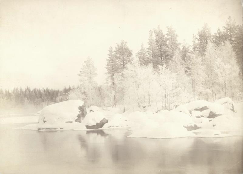 Зима. Лесная речка, 1890 - 1900