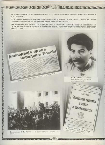 Иосиф Сталин – народный комиссар по делам национальностей, 1917 год