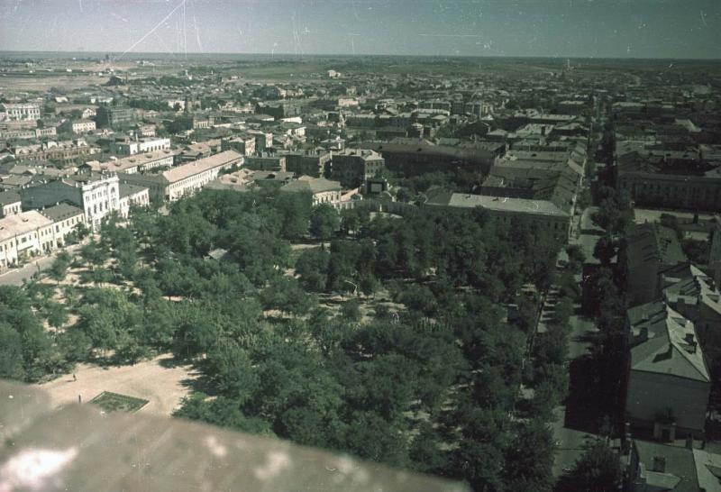 Городской вид, 1949 год, г. Астрахань