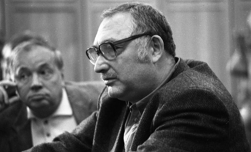 Фридрих Горенштейн в редакции журнала «Юность», 1991 год, г. Москва