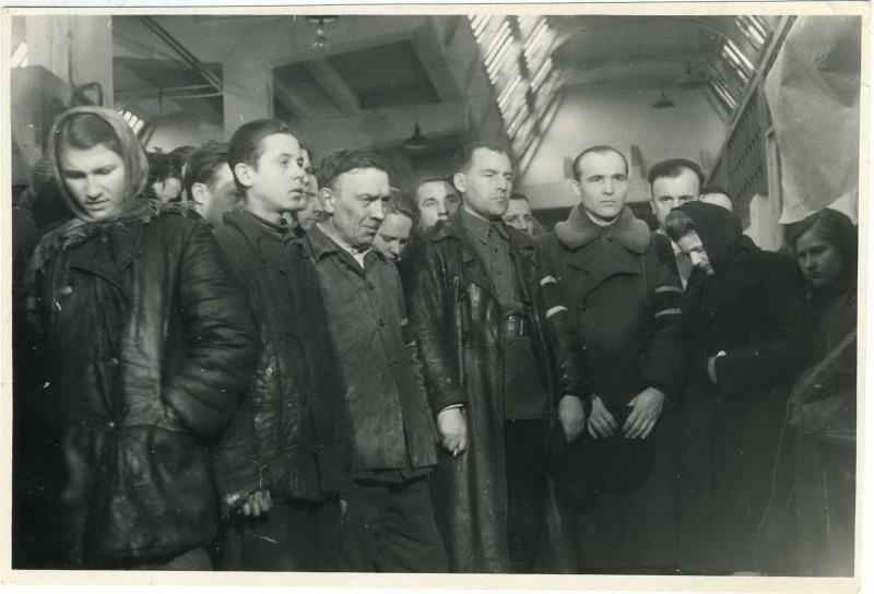 Траурный митинг, март 1953