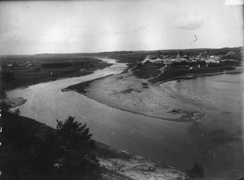 Вид на город, 1900-е, Тверская губ., Зубцовский у.