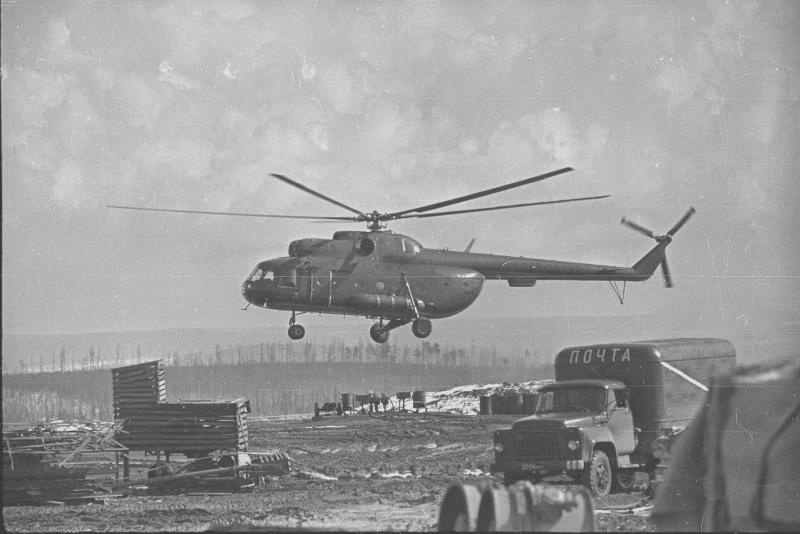 Вертолет, 1974 год, Иркутская обл.