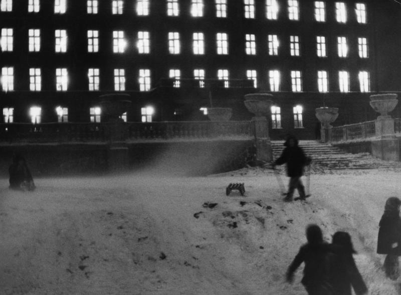 Зимний вечер, 1965 год, Норильск
