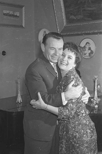 Константин Бесков с женой, 1950-е, г. Москва