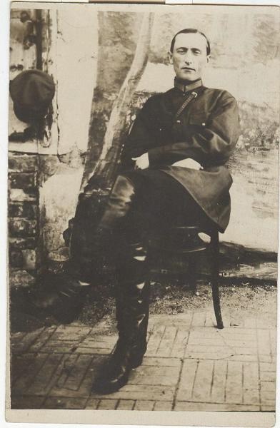 Портрет военного, 31 августа 1920, г. Рязань