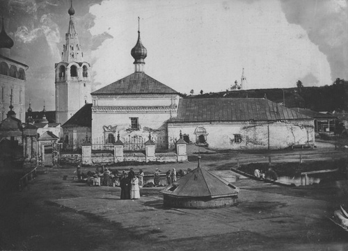 Базарная площадь в Вязниках, 1870 год, Владимирская губ., г. Вязники, Базарная пл.