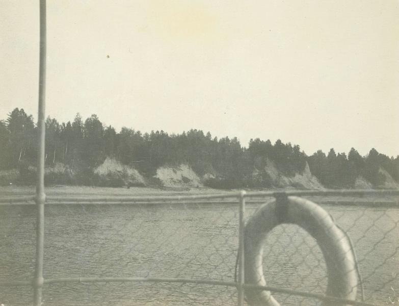 Левый берег у Романова, 1912 год