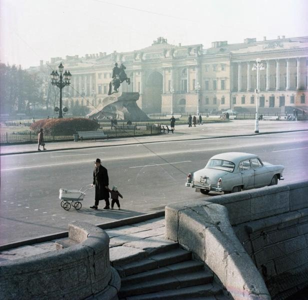 Петр I с крыши дебаркадера, 1961 - 1969, г. Ленинград