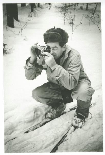 Зимний отдых Макса Альперта, 1955 год. Видеолекция «Макс Альперт. "Восстановление фактов"» с этой фотографией.