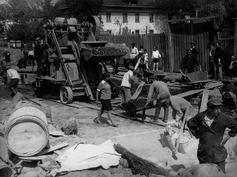 Механизированные дорожные работы, 1930 - 1933, Иваново