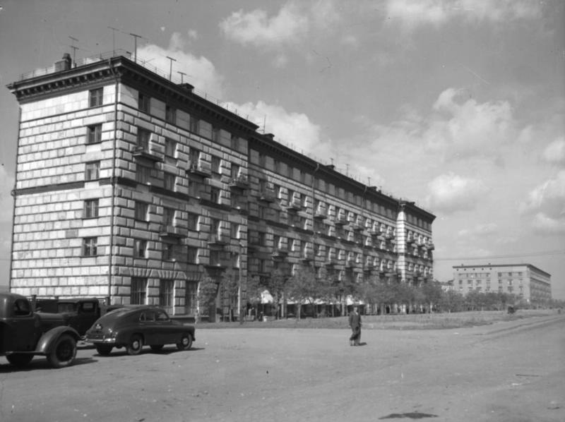 Пролетарский район. Новые дома, 1950-е, г. Москва