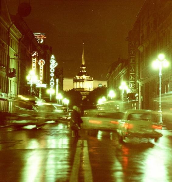 Невский проспект, октябрь 1966, г. Ленинград
