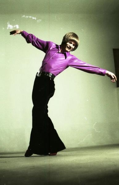 Танцовщик, степист, заслуженный артист РСФСР Владимир Шубарин, 1970-е, г. Москва