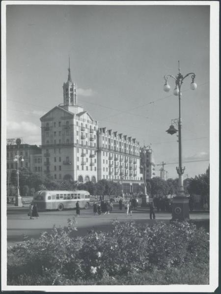 Новый жилой дом на Крещатике, 1952 год, г. Киев