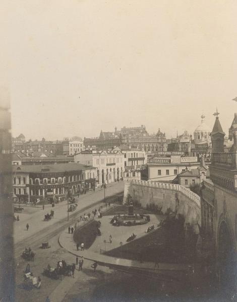 Вид из окна гостиницы «Метрополь», 1912 год, г. Москва