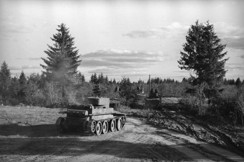 Танки (БТ-5) в походе, 1935 - 1941, СССР