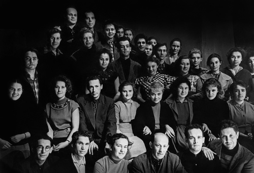 Актеры театра «Современник», декабрь 1959, Казахская ССР, Карагандинская обл., г. Темиртау
