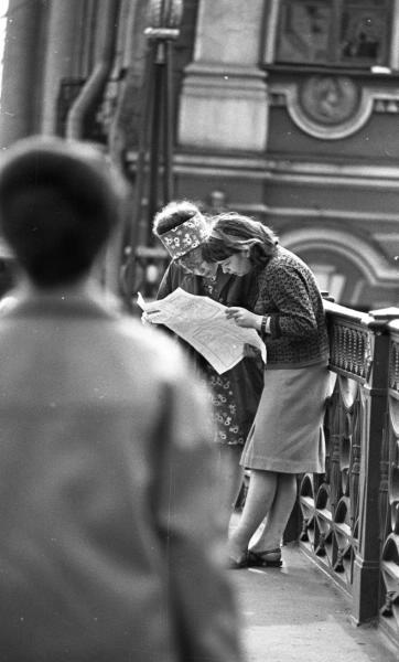На набережной, 1960-е, г. Ленинград