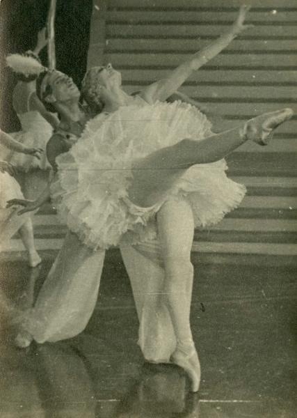 Балет «Баядерка». Артисты балета Наталия Дудинская и Вахтанг Чабукиани, 1950-е, г. Ленинград