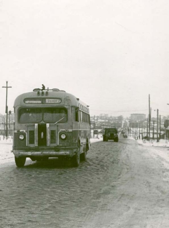 Заречье, 1960 год, г. Череповец. Современный проспект Победы.