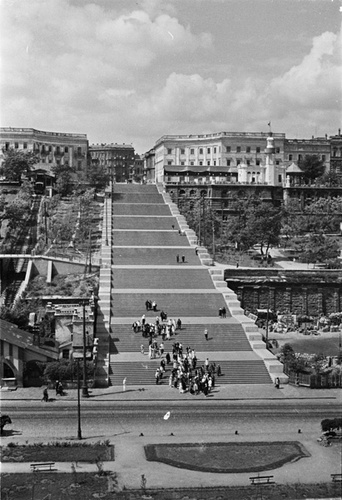 Потемкинская Лестница, август 1936, Украинская ССР, г. Одесса