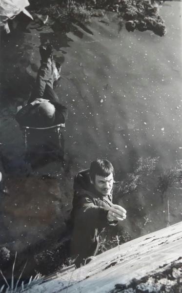 Андрей Тарковский и Анатолий Солоницын, 1978 год. Выставка «Камера! Мотор! Начали!» и видео «Андрей Тарковский о свободе» с этой фотографией.