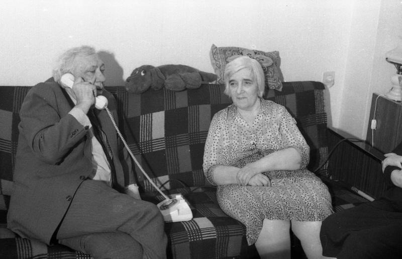 Народный артист СССР Юрий Никулин и Тамара Румянцева, 1980-е, г. Москва