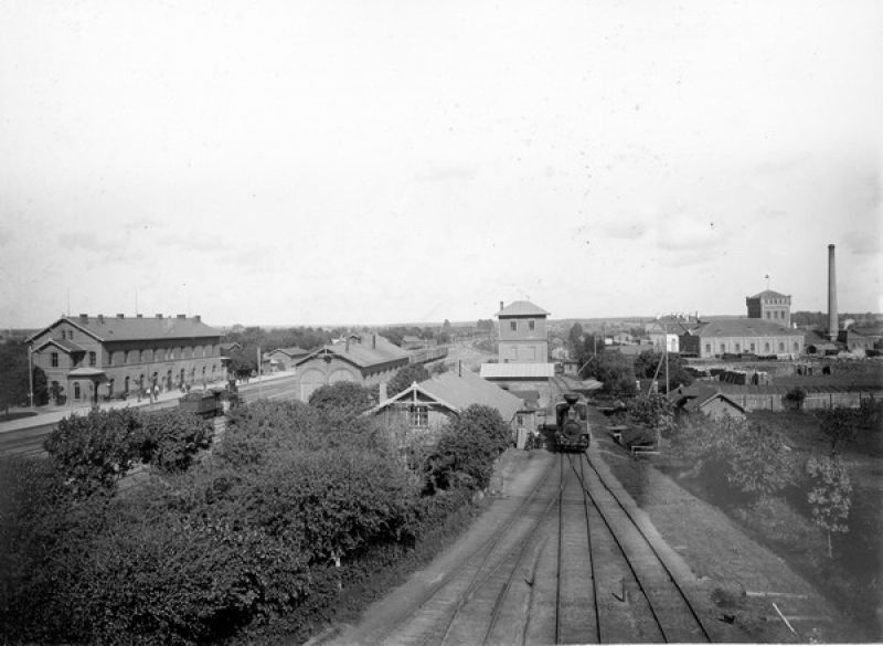Станция Полоцк Риго-Орловской железной дороги, 1900-е, Белоруссия