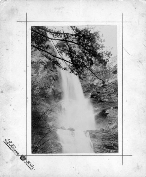 Водопад Учан-Су, 1880-е, Таврическая губ., Крымский п-ов
