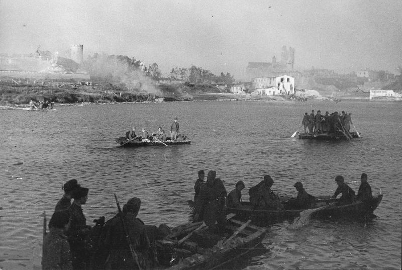 Переправа через реку Нарва, 1944 год, Ленинградская обл.