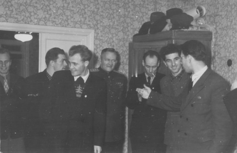 Встреча в горкоме комсомола с ветеранами Великой Отечественной войны, 1960-е, г. Череповец и Череповецкий район
