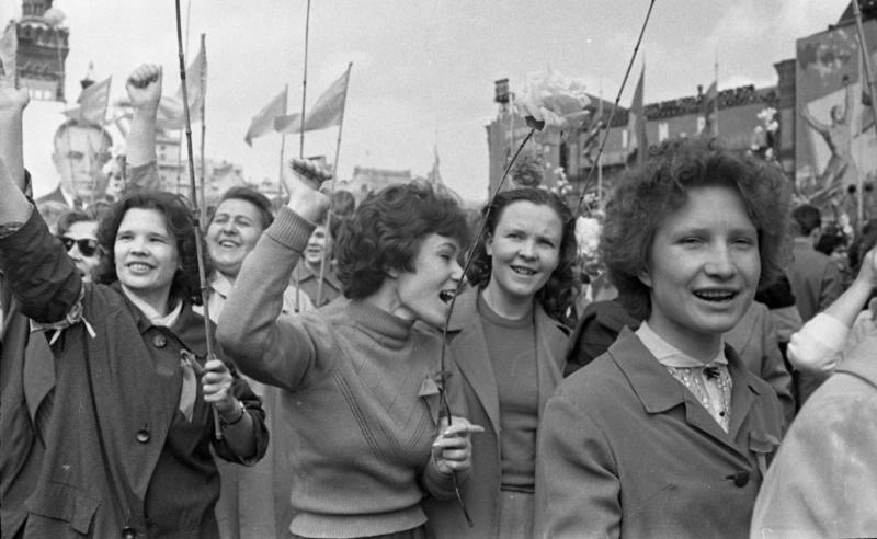 Первомайская демонстрация, 1963 - 1964, г. Москва