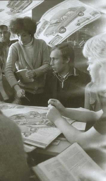 На занятиях, 1981 год, Куйбышевская обл., г. Тольятти