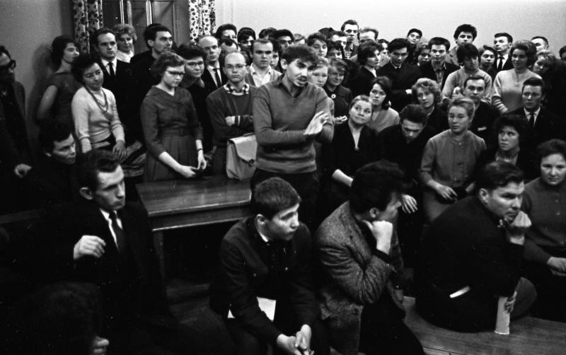 Дискуссия на художественной выставке, 1963 - 1964, г. Москва