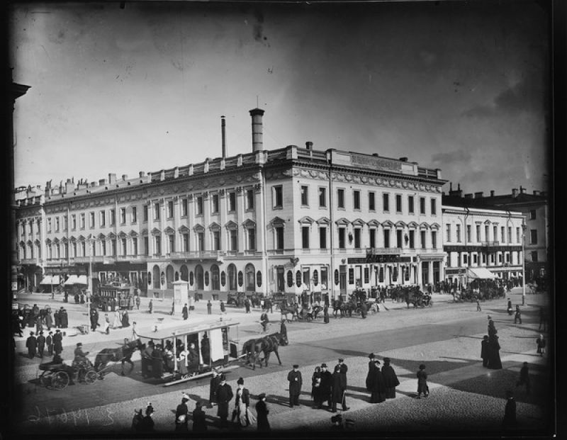 Вид на Невский проспект, 1900 - 1906, г. Санкт-Петербург. Выставка «Невский проспект» с этой фотографией.