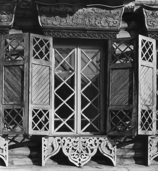«Погодинская изба», 1970-е, г. Москва. «Погодинская изба» была построена в 1856 году для историка Михаила Погодина.Выставка «15 фотографий: территория окон» с этим снимком.