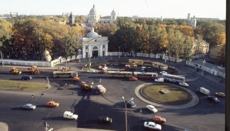 Общий вид Александро-Невской лавры, 1993 год, г. Санкт-Петербург