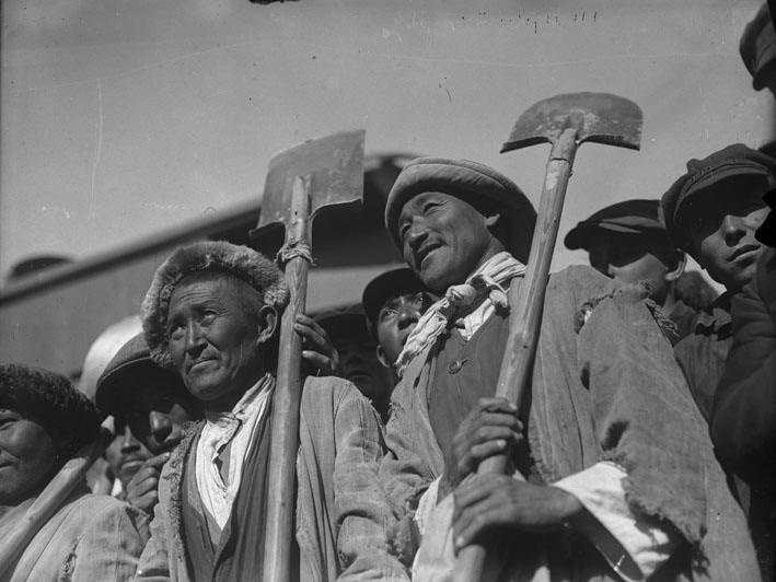 Казахи – строители ТУРКСИБа. На пуске ТУРКСИБа, 30 апреля 1930, Средняя Азия