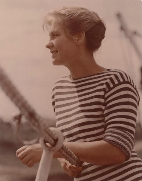 «Пионерская флотилия». Будущая радистка Комольцева Галина, 1961 год. Выставка «Молодежь 1960-х» с этой фотографией.&nbsp;
