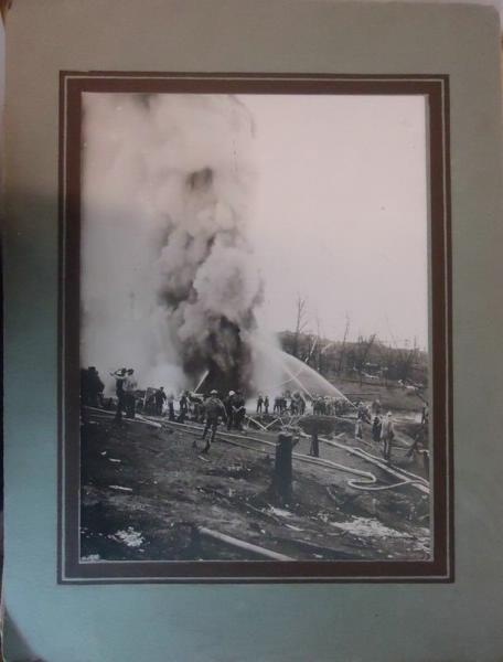 Пожар на Майкопских нефтяных разработках, 1928 год, г. Майкоп