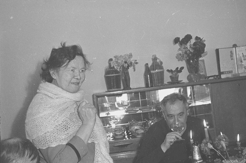 Мария Прилежаева и Валентин Катаев, январь - февраль 1967, Московская обл., пос. Переделкино