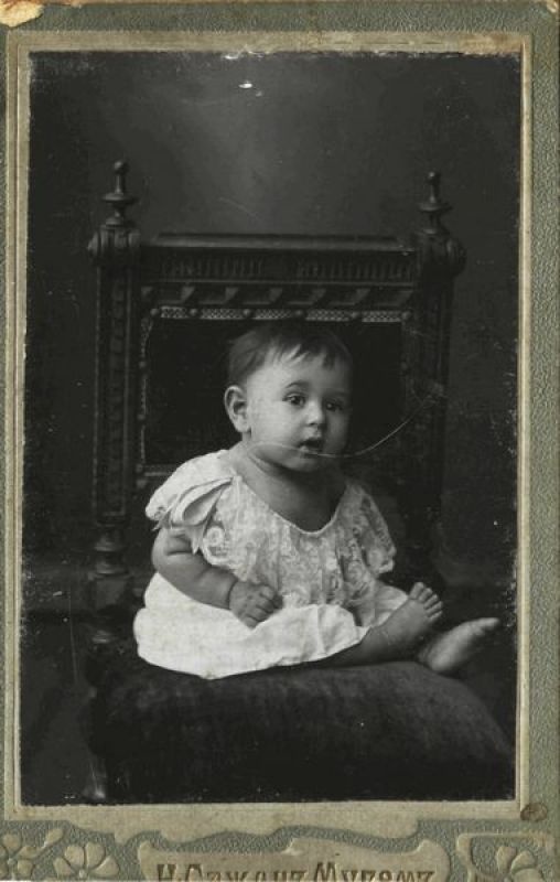 Портрет маленького мальчика – Соломона Либстера, 1906 год, Владимирская губ., г. Муром. Из архива семьи Свердловых.