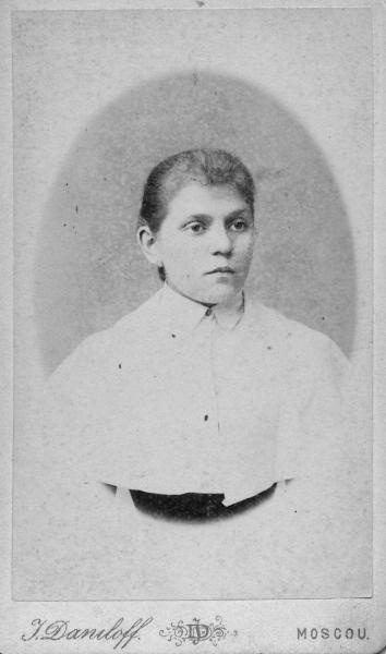 Портрет гимназистки, 2 сентября 1893, г. Москва