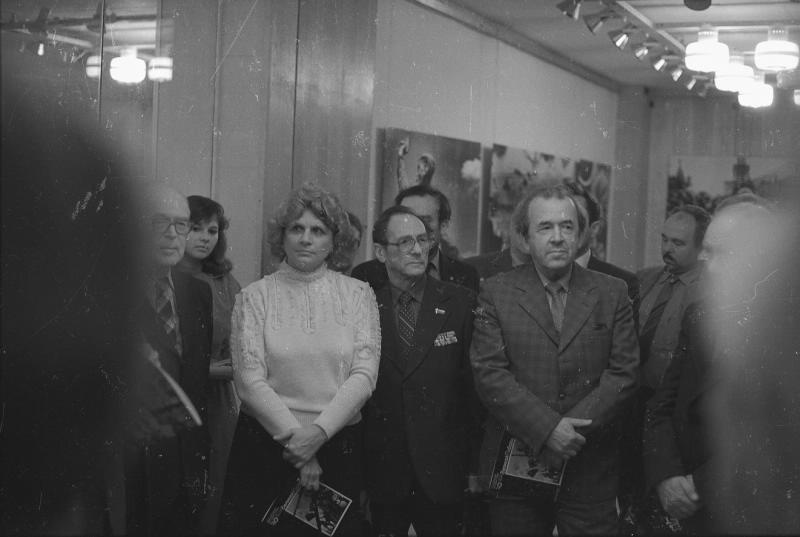 На фотовыставке «40 лет Победы», 1985 год, г. Москва