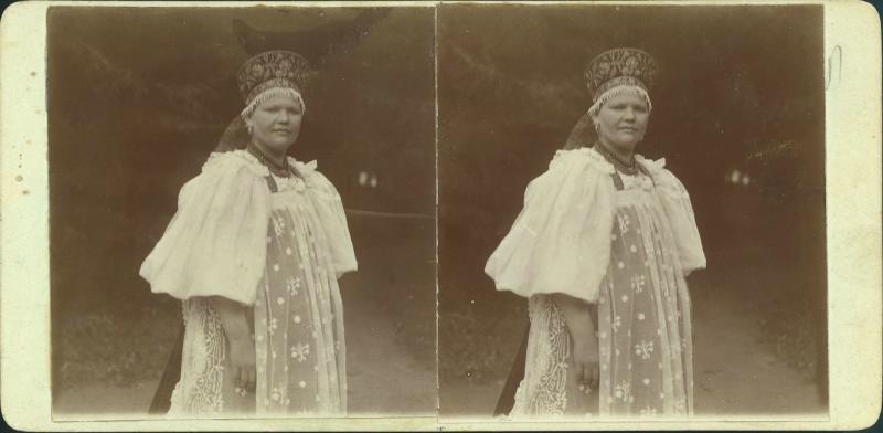 Портрет женщины в кокошнике, 1910-е
