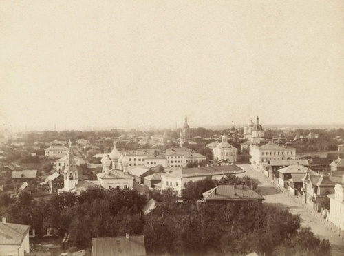 Богоявленская улица, 1890-е, Костромская губ., г. Кострома, Богоявленская ул.