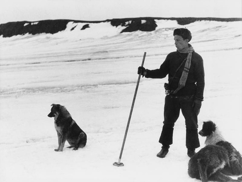 Один из участников арктической экспедиции на корабле «Малыгин», 22 октября 1931