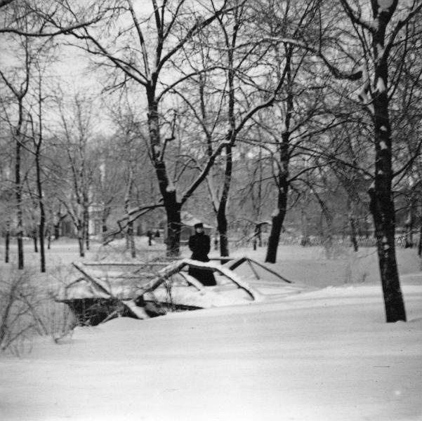 Екатерининский парк в Москве. «Рая на мостике», 1905 - 1909, г. Москва